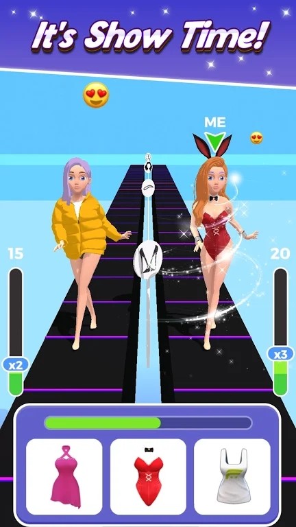 走道美女