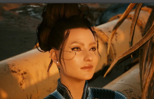 赛博朋克2077Koralina的4k肤色编辑MOD