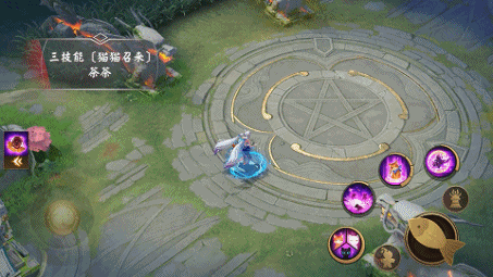 《决战平安京》猫掌柜皮肤水色波子怎么样 猫掌柜泳装皮肤技能特效展示