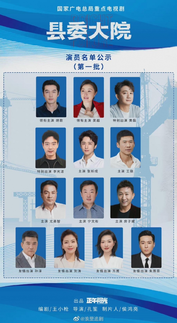 县委大院首批演员阵容 县委大院首批演员介绍