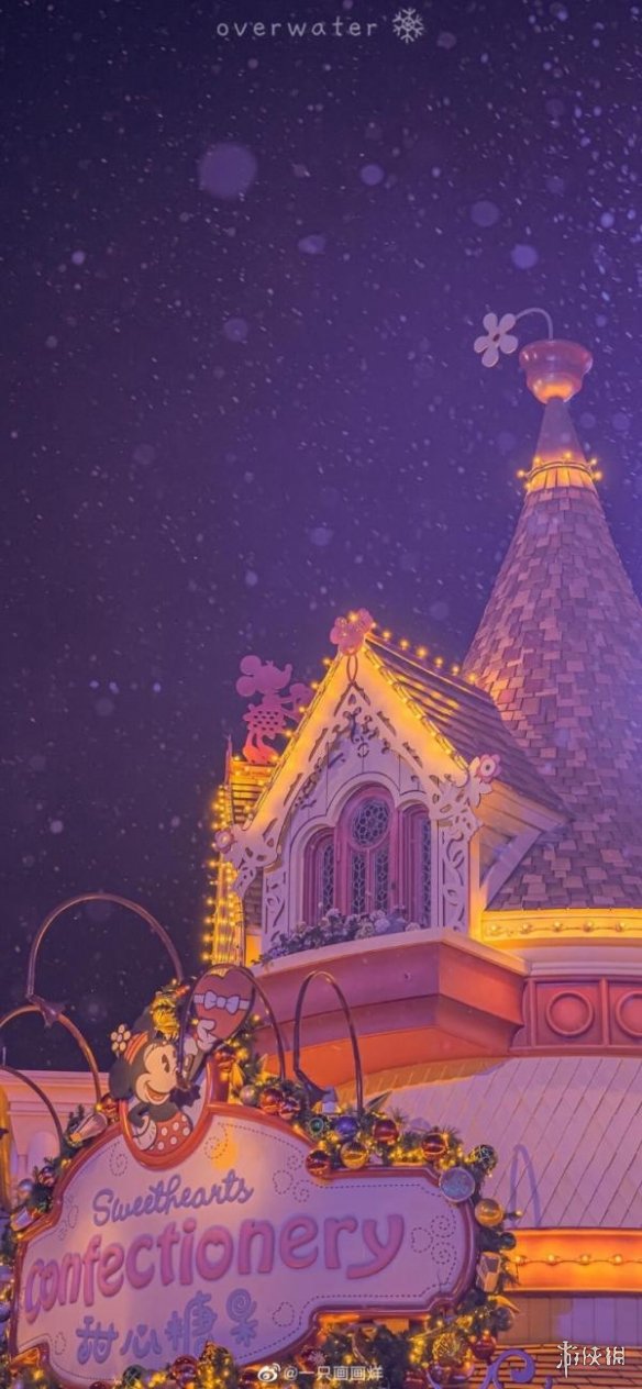 迪士尼烟花背景图 迪士尼烟花壁纸