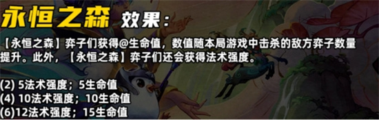 金铲铲之战s11永恒之森羁绊是什么效果 金铲铲之战s11永恒之森羁绊效果介绍