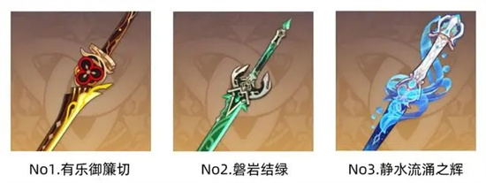 原神千织武器怎么选 原神千织武器选择推荐一览