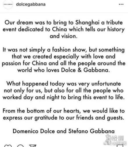 DG再发声是什么梗 杜嘉班纳DG设计师辱华视频事件回顾