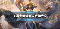 王者荣耀武则天台词大全