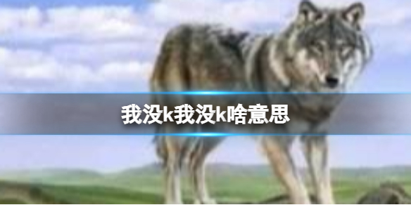 我没k我没k恐龙抗狼扛狼啥意思 恐龙扛狼原唱是谁