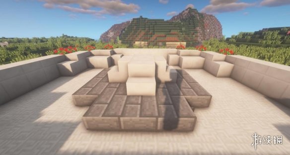 《我的世界手游》许愿池喷泉怎么做 许愿池建筑教程