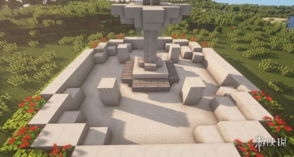 《我的世界手游》许愿池喷泉怎么做 许愿池建筑教程