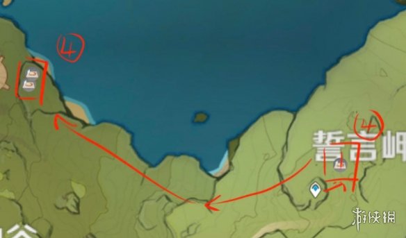 《原神手游》蒲公英在哪里 蒲公英采集线路图