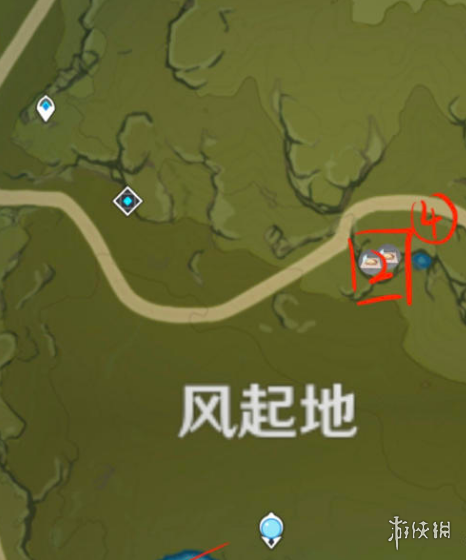 《原神手游》蒲公英在哪里 蒲公英采集线路图