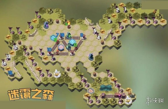 《剑与远征》迷霭之森怎么过 迷霭之森流程攻略图