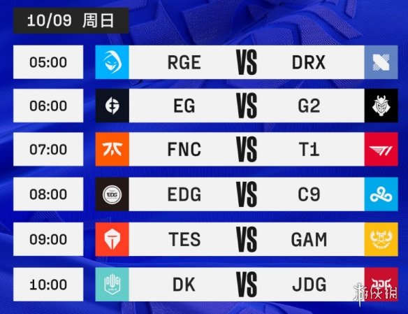 英雄联盟2022全球总决赛小组赛第二天赛程 S12小组赛第二天赛程时间