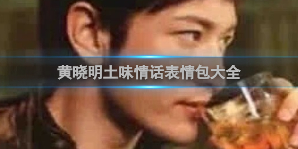 黄晓明土味情话表情包大全
