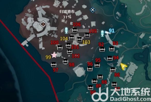 鸣潮归墟港市宝箱位置在哪 鸣潮归墟港市宝箱位置大全一览