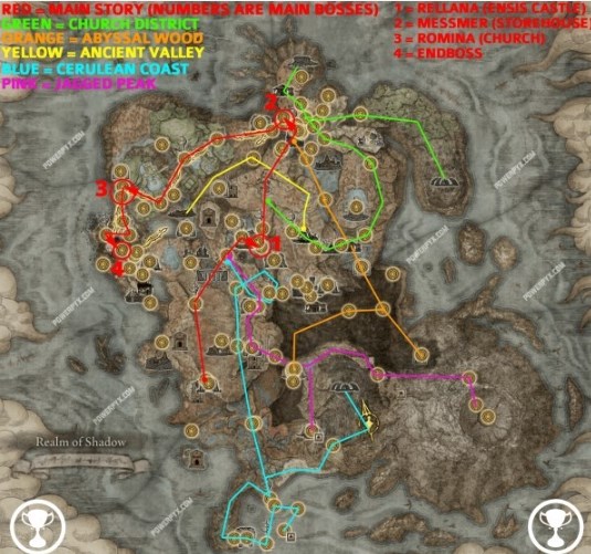 艾尔登法环dlc地图大全 艾尔登法环黄金树幽影dlc地图一览