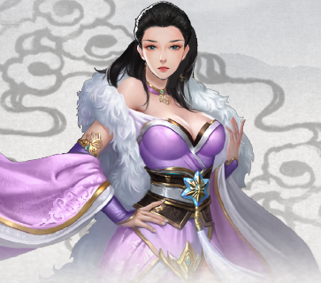 鬼谷八荒三国紫衣华贵皇后服饰MOD