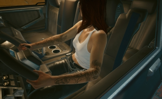 赛博朋克2077壁画手腕纹身MOD