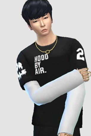 模拟人生4男士的分层衬衫MOD