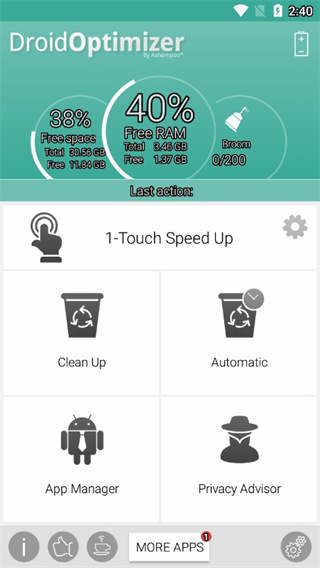 Droid Optimizer(内存清理)