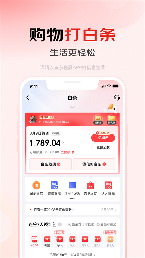 京东白条借款App