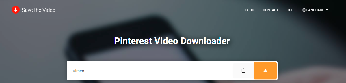 Pinterest视频下载器