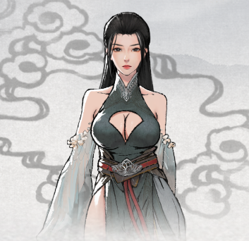 鬼谷八荒墨绿丰满旗袍服饰MOD