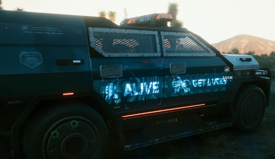 赛博朋克2077Daft Punk警车和牌照MOD