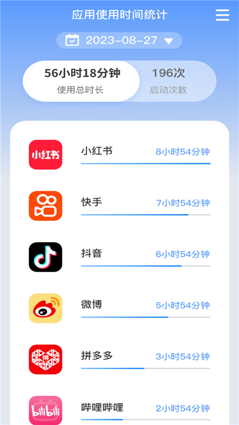 朝暮时长管家app