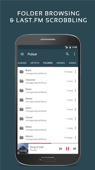 pulsar music player app