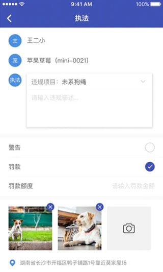 养犬执法app
