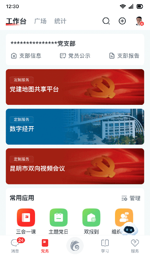 云岭先锋网上党支部app