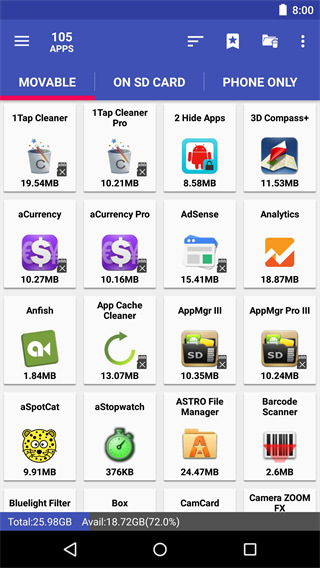 AppMgr III (App 2 SD)