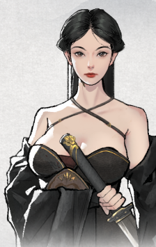 鬼谷八荒吊带露肩服饰MOD