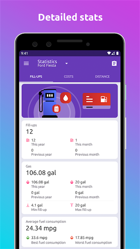 Fuelio app