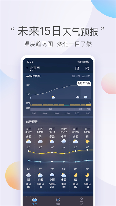 墨迹天气极速版最新版