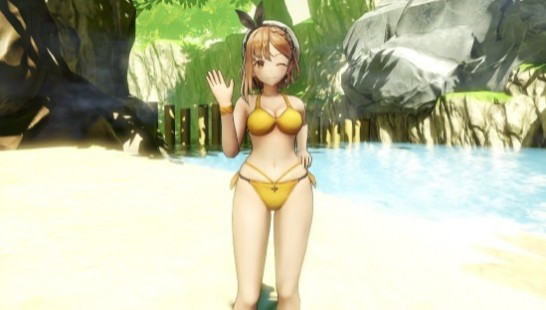 莱莎的炼金工房2莱莎黄色泳衣MOD