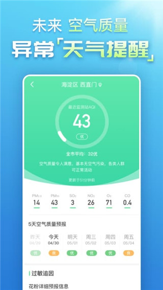 天气预报纯净版app