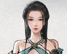 鬼谷八荒清凉碧绿丝带服饰MOD