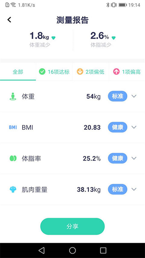 品麦云康体脂秤app