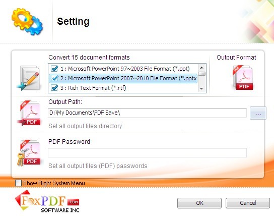 FoxPDF PPTX to PDF Converter(PPT转PDF转换器)