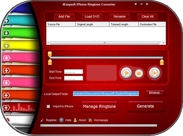 4Easysoft iPhone Ringtone Converter(手机铃声转换器)