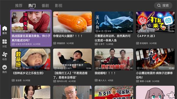 哔哩哔哩第三方客户端电视版