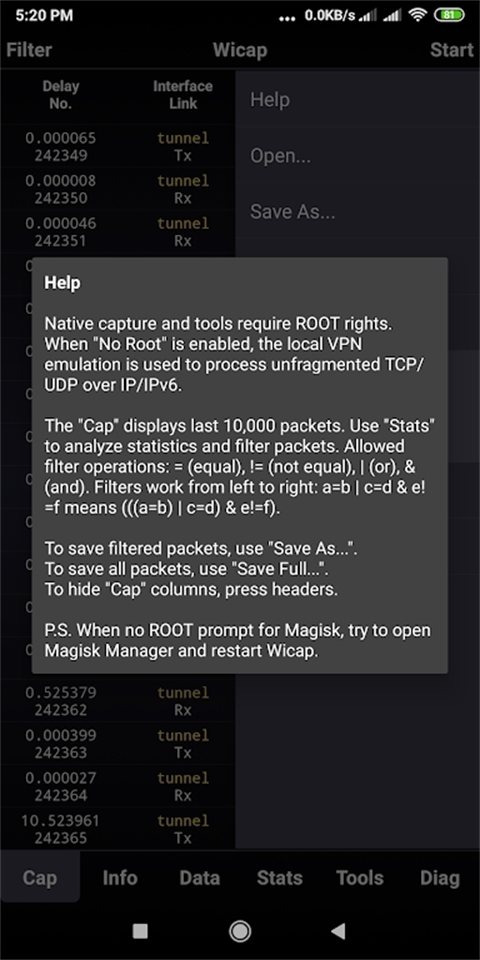 Wicap抓包工具最新版