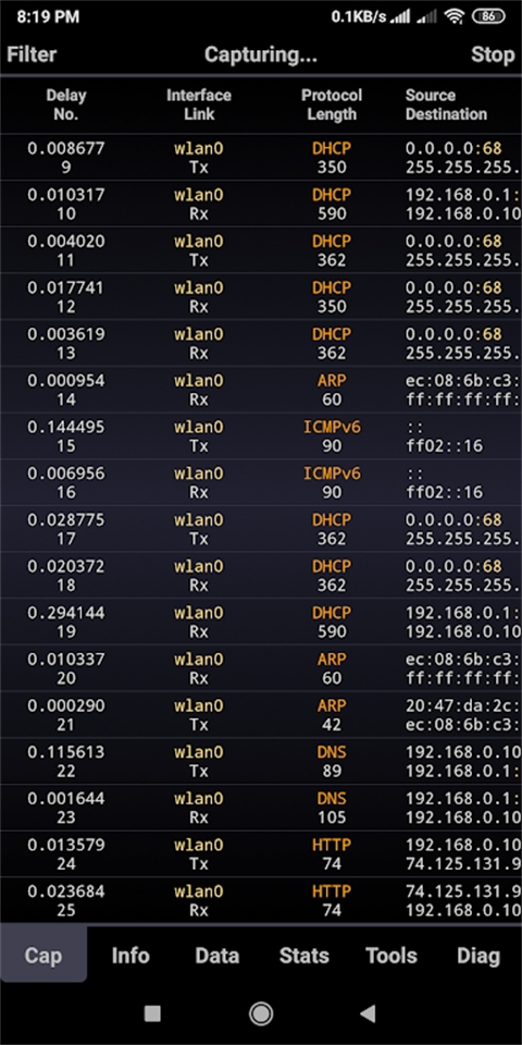 Wicap抓包工具最新版