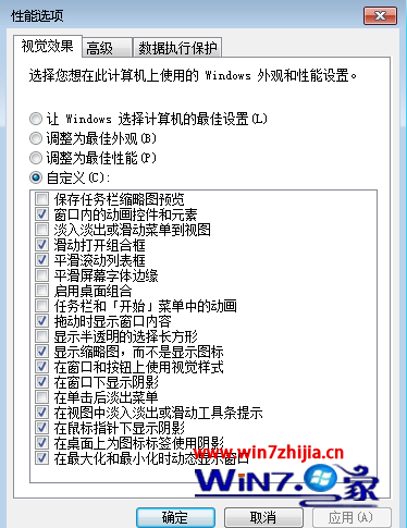 取消勾选“始终显示图标，从不显示缩略图”