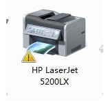WIN7系统用自带的驱动安装hp5200LX打印机？   三联
