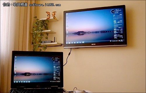  开机后第二屏幕正常被Win7识别