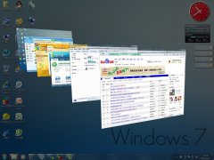 深度技术win7旗舰版3D窗口如何自由切换
