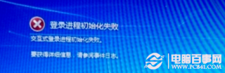 深度技术Win7系统提示＂登录进程初始化失败＂怎么回事