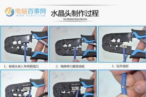 深度技术win7系统网线怎么接水晶头